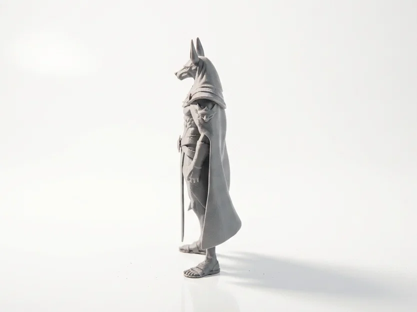 Mô Hình 3D Thần Anubis - Tượng Thần Thoại Ai Cập - Image 2