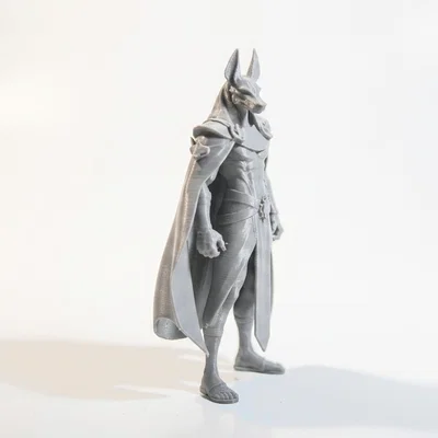 Mô Hình 3D Thần Anubis - Tượng Thần Thoại Ai Cập