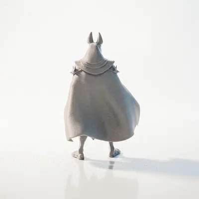 Mô Hình 3D Thần Anubis - Tượng Thần Thoại Ai Cập