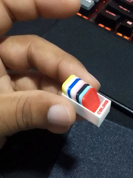 Hộp đựng mẫu nhựa in 3D nhỏ gọn - Giúp quản lý màu filament chuyên nghiệp - Image 2