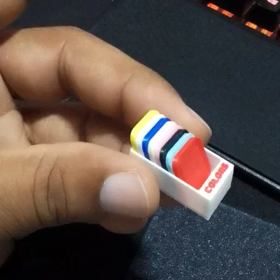 Hộp đựng mẫu nhựa in 3D nhỏ gọn - Giúp quản lý màu filament chuyên nghiệp