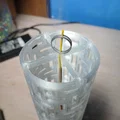 Lồng bảo vệ nhang trầm treo tường họa tiết Basketweave in 3D - Thumbnail 2
