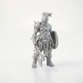 Mô hình Chiến binh Cầm Rìu Fantasy in 3D - Thumbnail 1