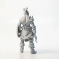 Mô hình Chiến binh Cầm Rìu Fantasy in 3D - Thumbnail 3