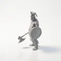 Mô hình Chiến binh Cầm Rìu Fantasy in 3D - Thumbnail 4