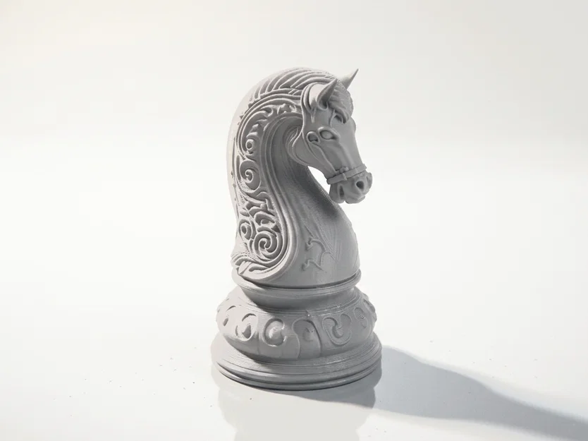 Mô hình 3D quân Mã (Chess Knight) phong cách giả tưởng - Image 1