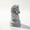 Mô hình 3D quân Mã (Chess Knight) phong cách giả tưởng - Thumbnail 1