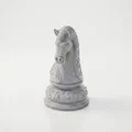 Mô hình 3D quân Mã (Chess Knight) phong cách giả tưởng - Thumbnail 4