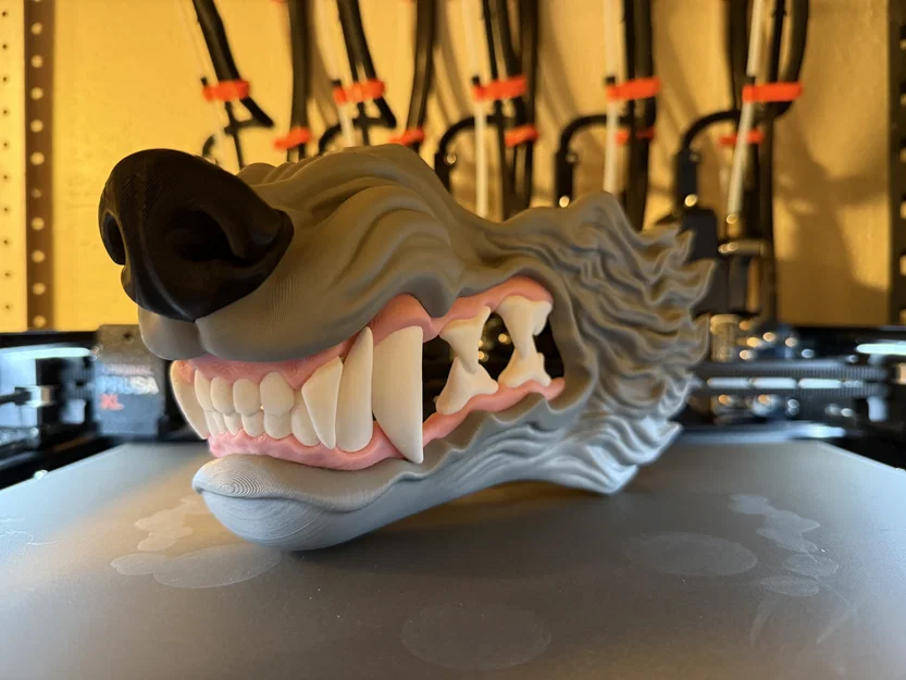 Mặt nạ Sói - Đa sắc (Wolf Mask - Multi-color) - Image 1