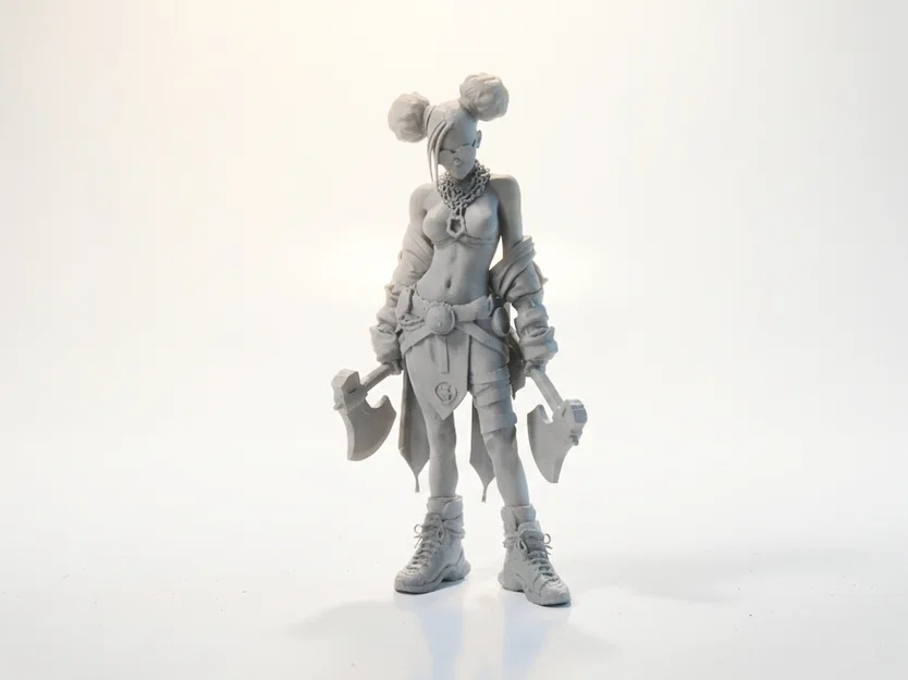 Mô hình chiến binh song rìu (Double Axe Warrior) - File in 3D giả tưởng - Image 3
