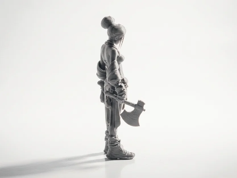 Mô hình chiến binh song rìu (Double Axe Warrior) - File in 3D giả tưởng - Image 4