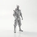 Mô hình chiến binh cầm kiếm hai lưỡi - File 3D Fantasy in ấn - Thumbnail 2