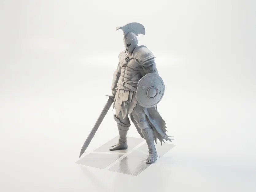 Mô hình chiến binh đấu sĩ Gladiator Fantasy 3D Printable - Image 1