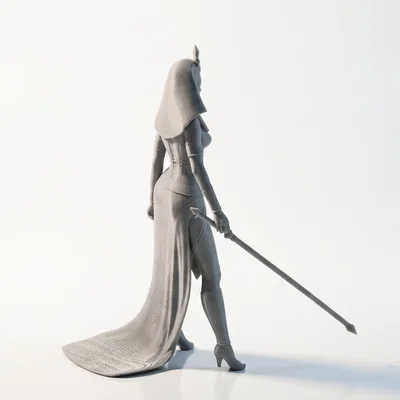Mô hình Chiến binh Ai Cập 3D in fantasy ấn tượng