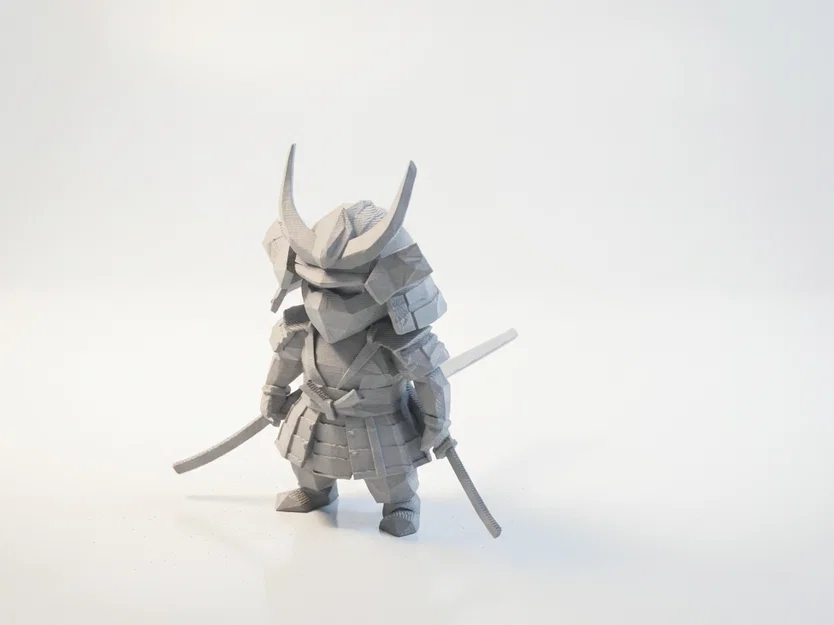 Mô hình Samurai Hình học - Tác phẩm nghệ thuật 3D ấn tượng - Image 1