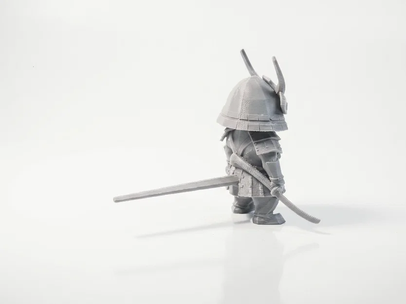 Mô hình Samurai Hình học - Tác phẩm nghệ thuật 3D ấn tượng - Image 3