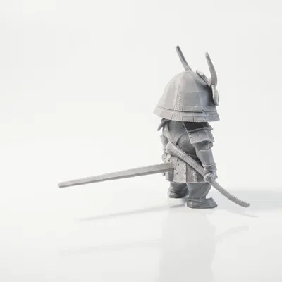 Mô hình Samurai Hình học - Tác phẩm nghệ thuật 3D ấn tượng