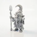 Mô hình 3D Gnome cầm vương trượng phong cách Fantasy - Thumbnail 1