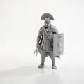 Mô hình 3D Đấu sĩ La Mã - Chiến binh Fantasy (STL) - Thumbnail 1