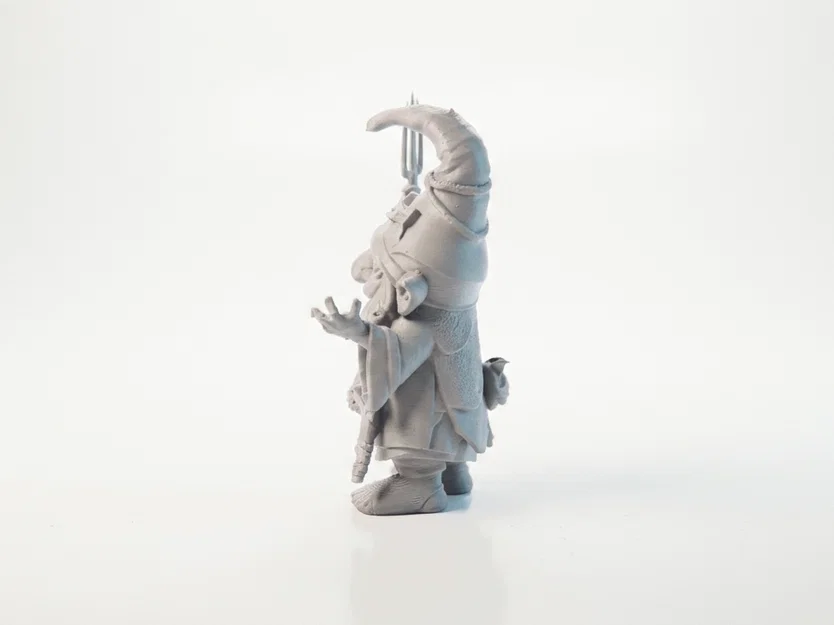 Mô hình 3D Gnome cầm vương trượng phong cách Fantasy - Image 4