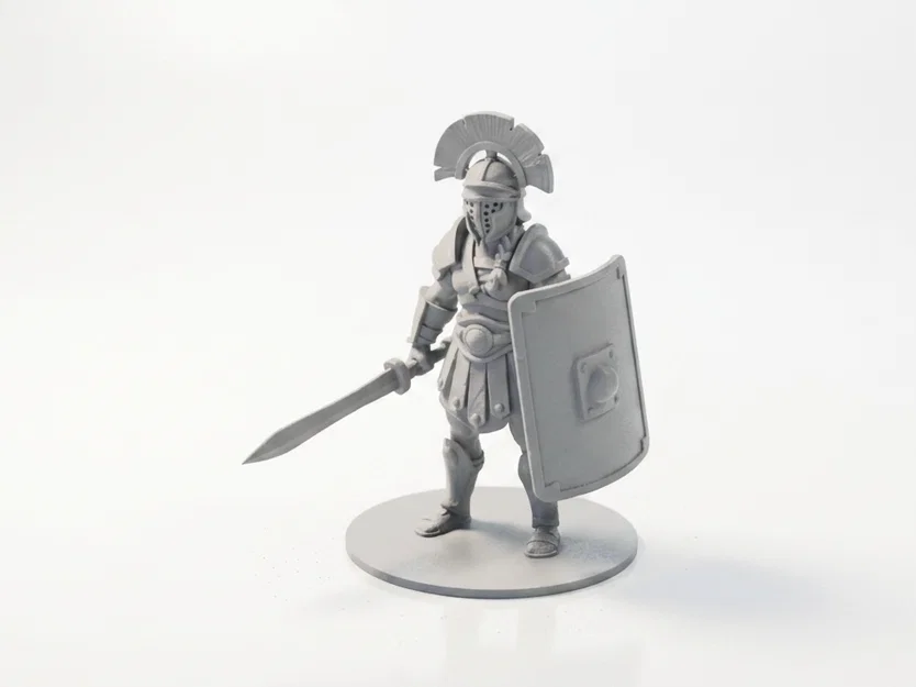 Mô hình 3D Đấu sĩ La Mã Gladiator Warrior Fantasy - Image 1