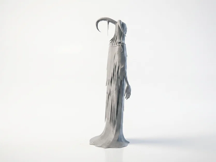 Mô hình 3D Grim Reaper - Tượng thần chết phong cách thần thoại fantasy - Image 3