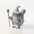 Mô hình 3D Phù Thủy Bí Ngô Halloween - Fantasy 3D Printable - Thumbnail 1