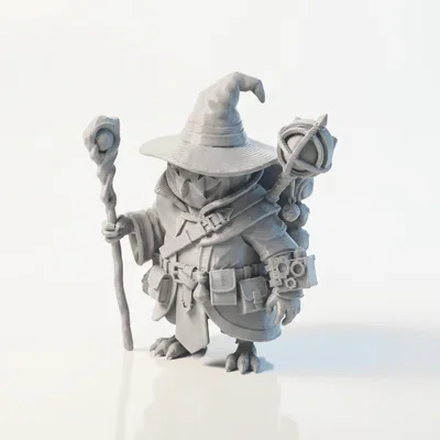 Mô hình 3D Phù Thủy Bí Ngô Halloween - Fantasy 3D Printable