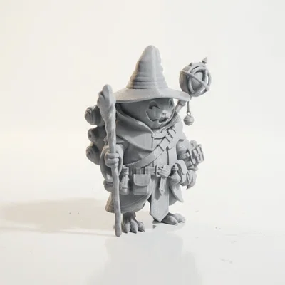 Mô hình 3D Phù Thủy Bí Ngô Halloween - Fantasy 3D Printable