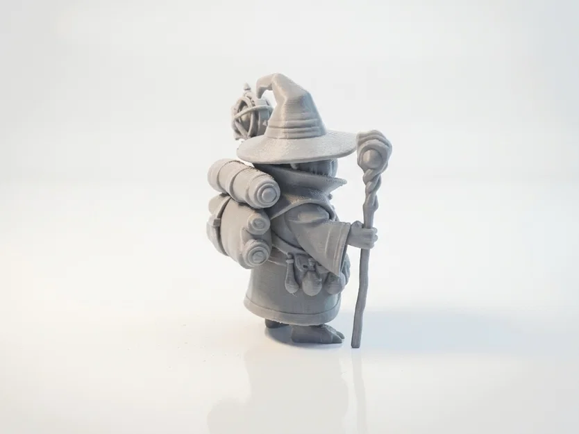 Mô hình 3D Phù Thủy Bí Ngô Halloween - Fantasy 3D Printable - Image 3
