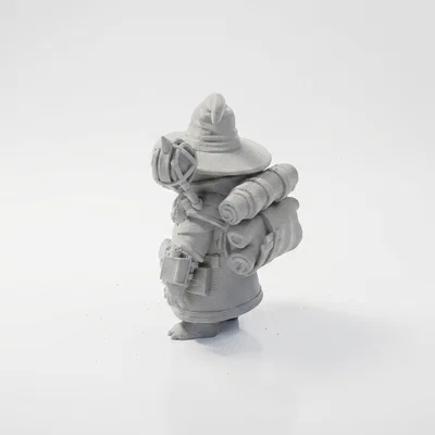 Mô hình 3D Phù Thủy Bí Ngô Halloween - Fantasy 3D Printable