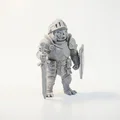 Mô hình 3D Hiệp sĩ Bí ngô Halloween - Tượng Fantasy có thể in 3D - Thumbnail 2