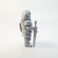 Mô hình 3D Hiệp sĩ Bí ngô Halloween - Tượng Fantasy có thể in 3D - Thumbnail 3