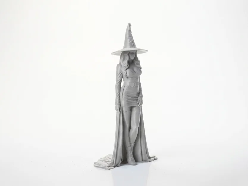 Mô hình phù thủy Halloween 3D - Tượng trang trí giả tưởng in 3D - Image 2