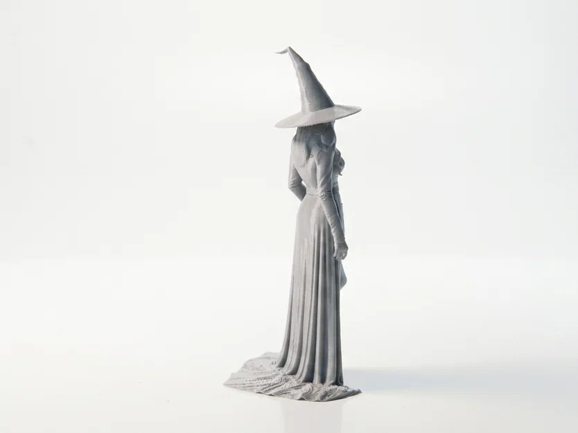 Mô hình phù thủy Halloween 3D - Tượng trang trí giả tưởng in 3D - Image 3