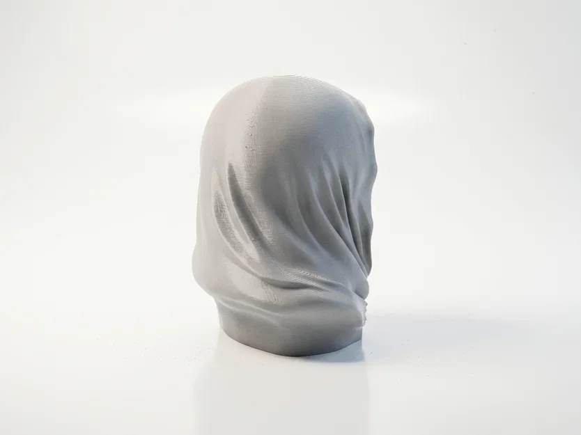 Mô hình 3D Bức tượng đầu lâu trùm mũ Grim Reaper đầy ma mị - Image 3