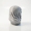 Mô hình 3D Bức tượng đầu lâu trùm mũ Grim Reaper đầy ma mị - Thumbnail 3