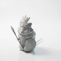 Mô hình 3D Hamster Chiến Binh Fantasy - Thumbnail 1
