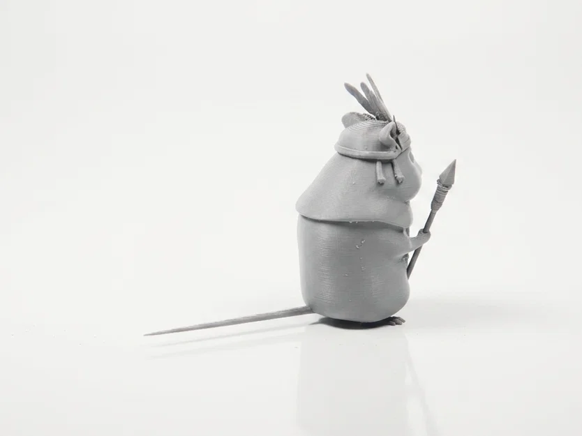 Mô hình 3D Hamster Chiến Binh Fantasy - Image 3