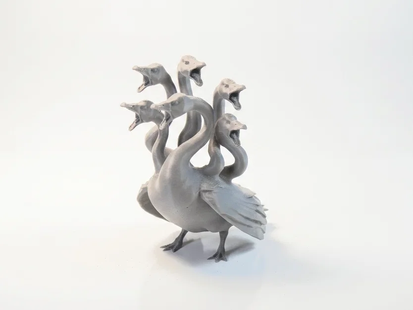Mô hình Thiên Nga Hydra Thần Thoại Fantasy in 3D - Image 1