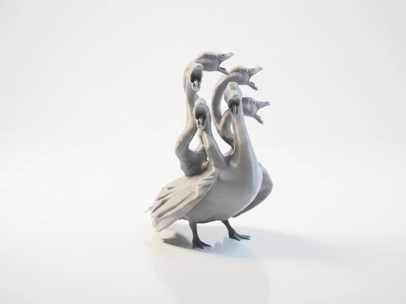 Mô hình Thiên Nga Hydra Thần Thoại Fantasy in 3D - Image 2