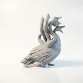 Mô hình Thiên Nga Hydra Thần Thoại Fantasy in 3D - Thumbnail 3