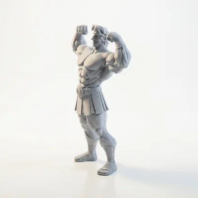 Mô hình 3D Hercules: Tượng anh hùng thần thoại Hy Lạp