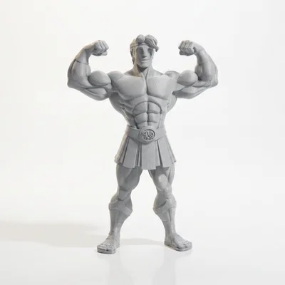 Mô hình 3D Hercules: Tượng anh hùng thần thoại Hy Lạp