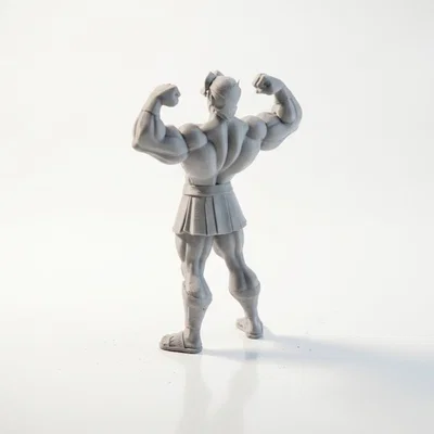 Mô hình 3D Hercules: Tượng anh hùng thần thoại Hy Lạp