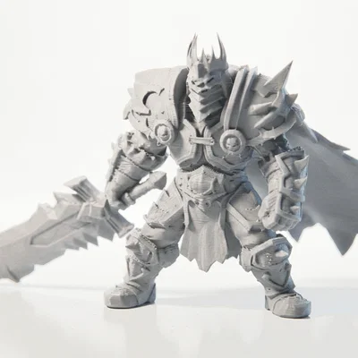 Mô hình chiến binh Ice Warlord 3D in ấn tượng