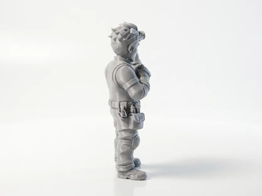 Mô hình 3D Nhà phát minh phong cách Steampunk Fantasy - Image 3