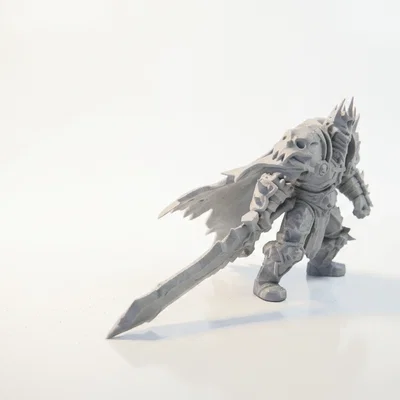 Mô hình chiến binh Ice Warlord 3D in ấn tượng