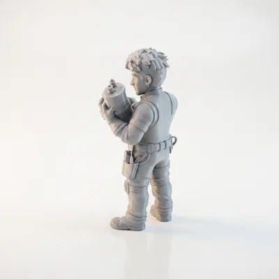 Mô hình 3D Nhà phát minh phong cách Steampunk Fantasy