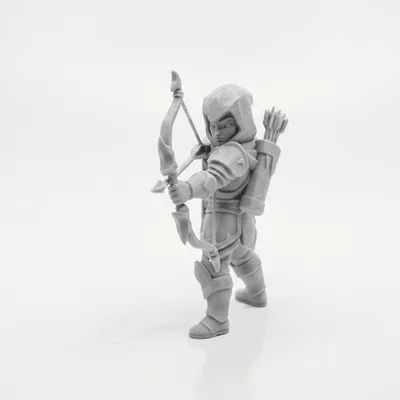 Mô hình 3D Cung thủ Băng giá - Tượng Fantasy cực chất